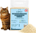 OPET Natural Clumping Cat Litter - Odor Control with Cassava & Tofu Blend Formula - Zero Dust, Strong Clumping - Sodium Base Volcanic Rock for Sensitive & Multi-Cat